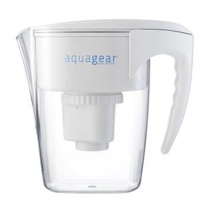 Aquagear 10 Cup Chromium-6 Water Filter Pitcher