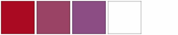 berry tones white