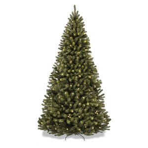 Best Choice Products Spruce Hinged Pre-Lit Artificial Christmas Tree