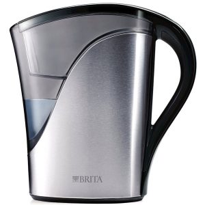 Brita 8 Cup Stainless Steel Water Filter Pitcher