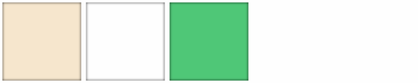 champagne white green