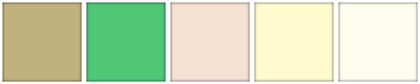 ecru green warm neutrals