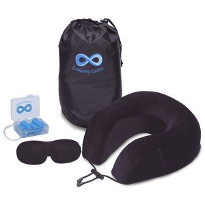 Everlasting Comfort Memory Foam Travel Pillow