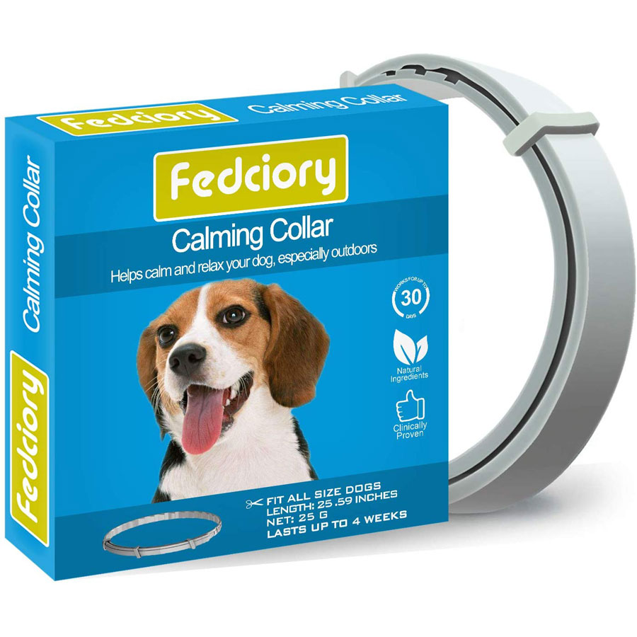 Fedciory Adjustable Pheromone Calming Dog Collar