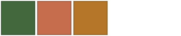 hunter green terracotta copper