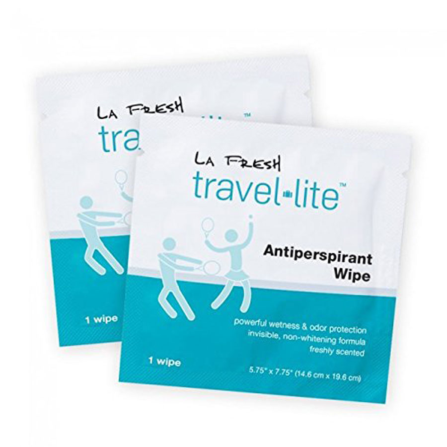 La Fresh Travel Lite Antiperspirant Wipes for Men & Women