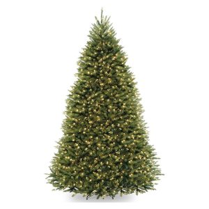 National Tree Dunhill Fir Pre-lit Artificial Christmas Tree