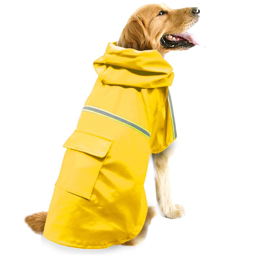 Okdeals Waterproof Lightweight Dog Raincoat