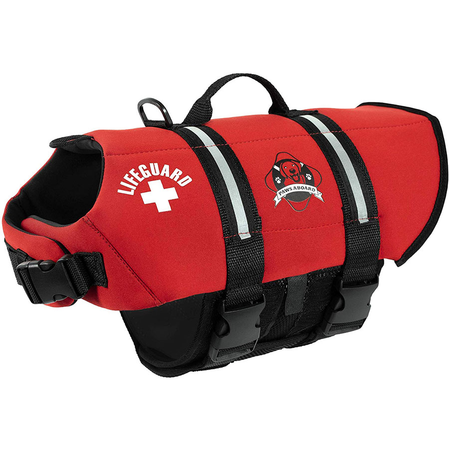 Paws Aboard XXS-to-XL Boating Swimming Dog Life Jacket