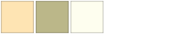 peach sage ivory