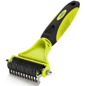 Pecute 2-Sided Rake Comb Dog Dematting Tool