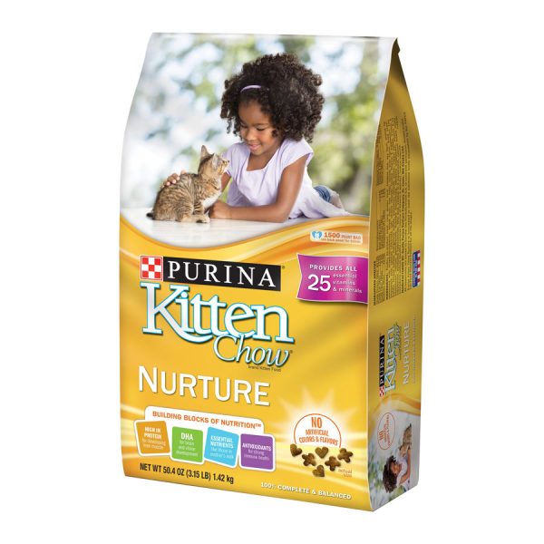 Purina Kitten Chow Nurturing Formula Dry Kitten Food Purina Kitten Chow Nurturing Formula Dry Kitten Food