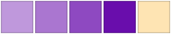 purples peach