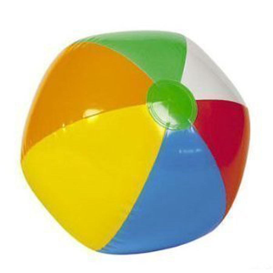 Big Mo 12-Pack Inflatable 16-Inch Rainbow Beach Ball