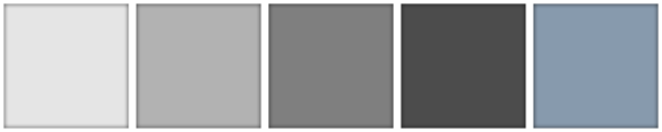 shades of grey dusty blue