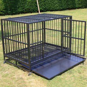 Sliverylake Kennel Heavy-Duty Double Door Dog Crate