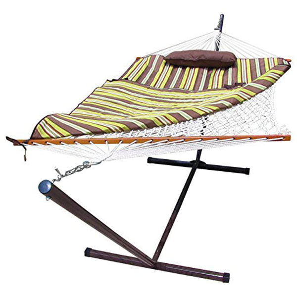 Sunnydaze Single Rope Hammock Stand Combo