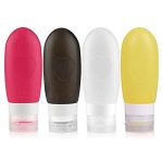 6-Pack TSA-Approved Squeezable Travel Bottles