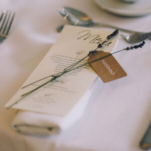Should You Have a Menu at Your Wedding?