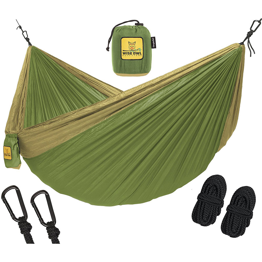 Wise Owl Outfitters Single & Double Camping Hammock