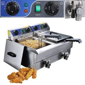 Yescom Electric Stainless Steel Commercial Deep Fryer